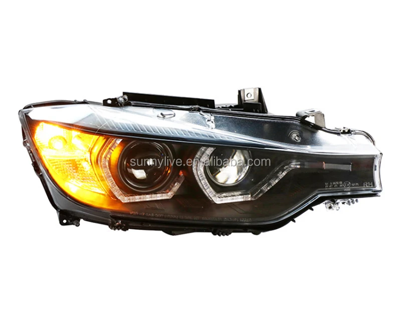 LED Angel Eyes Headlight  For BMW F30 F35 318 320 325 328 330 335 2013-2015 Year SN