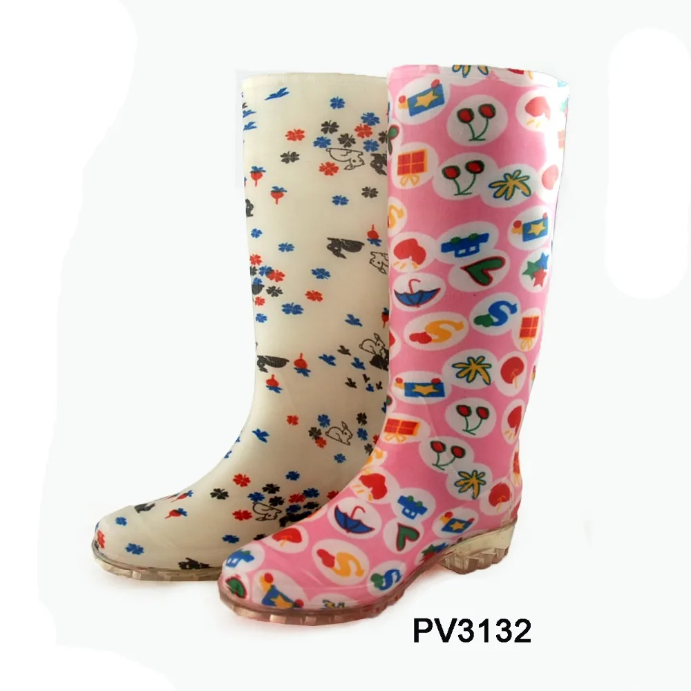 Botas De Chuva Para Mulheres,Botas Baratos Em Pvc Para Chuva/gumboots - Buy  Pvc Transparente Botas De Chuva Para Senhora,Impresso Pvc Botas,Botas De  Chuva De Plástico Product on Alibaba.com