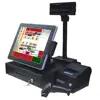 17 inch cashier machine with barcode scanner for small business payment solution