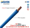 Free samples, UL 83/ICEA S-61-402/NEMA WC-5, Tw, Class B Cu/PVC Building Wire, 600 V