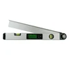Aluminum digital electronic angle degree adjustable spirit level with two bubble vial