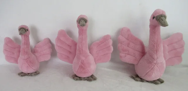 pink swan soft toy