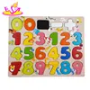 Hot selling creative puzzle wooden educational games for toddlers W14B092