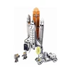 Space Shuttle Discovery DIY 3D Puzzle,Launch Site with Astronauts, Rockets, Space Shuttle and Ground Vehicle