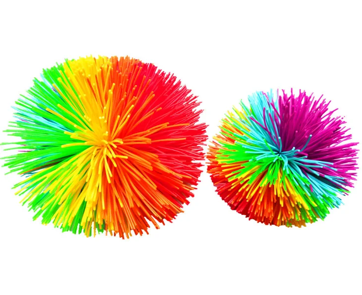 wholesale 8cm silicone koosh balls rubber balls for childrens