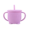 Infant Training Cup Animal Spill-proof Silicone Baby Sippy Kids Cup