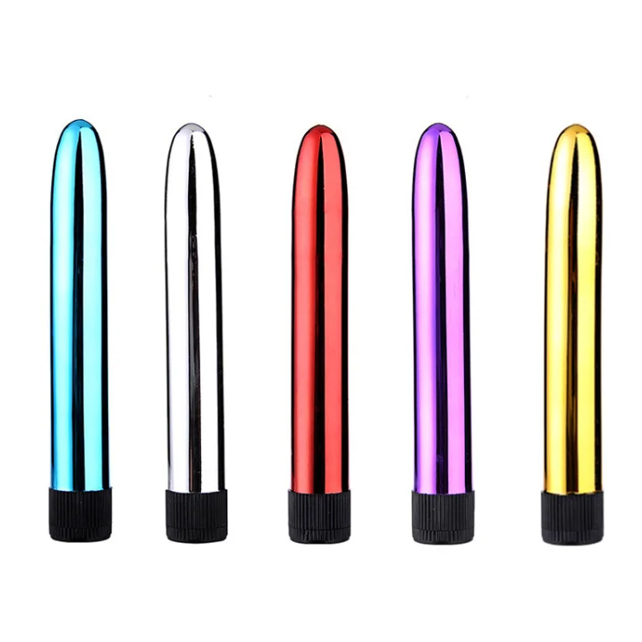 7 Inch Wholesale Bullet Silver Vibrator For Women Erotic G-Spot Dildo Vibrator Lesbian Adult Sex Toys