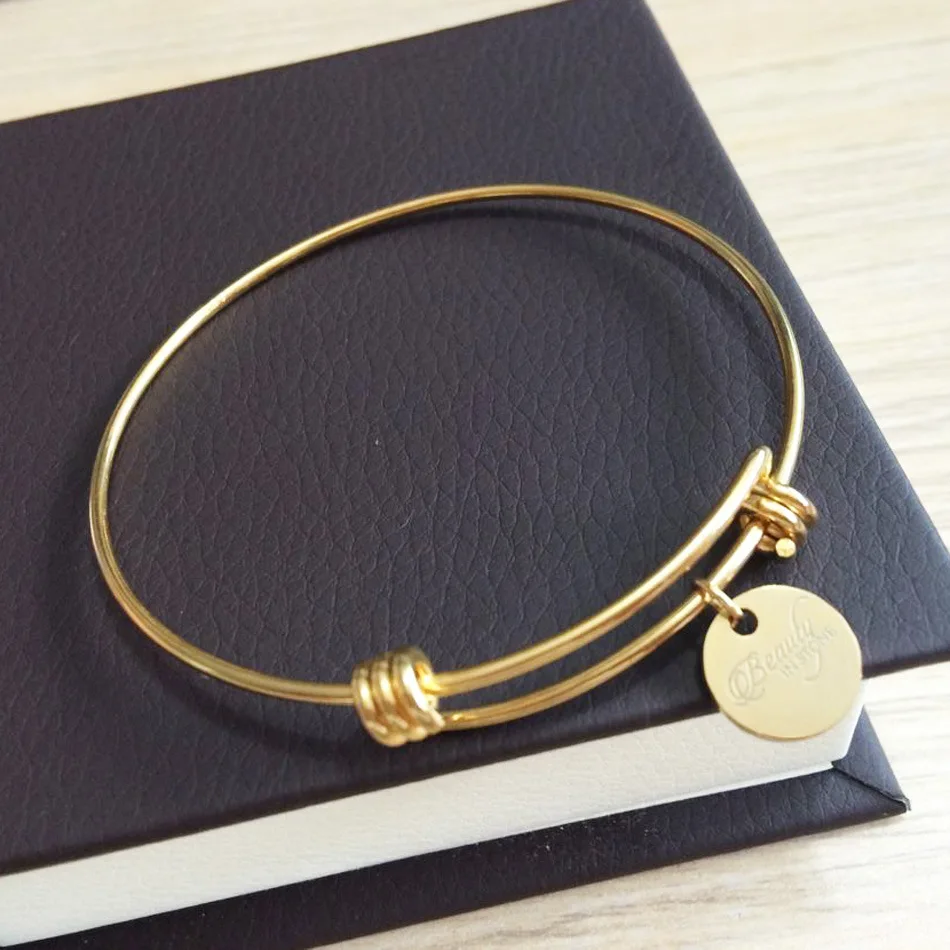 Personalized Bar Bracelet Custom Logo Charm Bracelet Buy Logo Charm