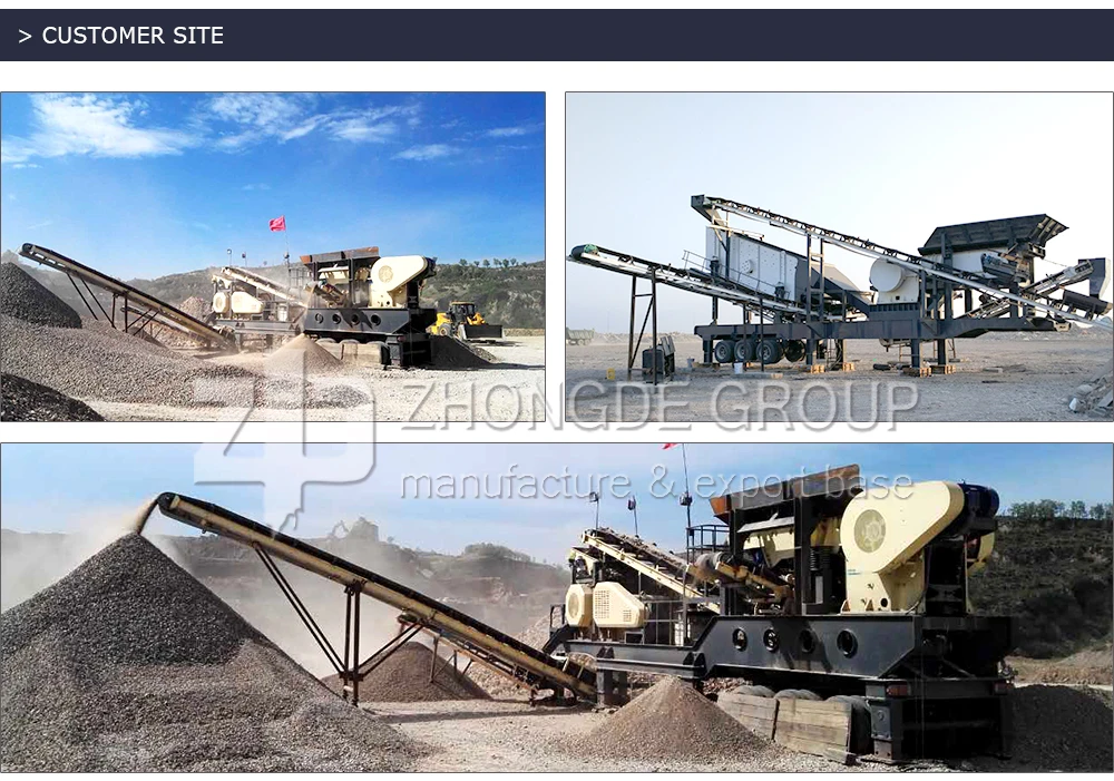 mobile crushing station