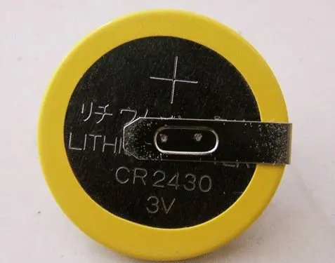 cr2430 battery with tabs