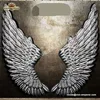 Hotel supplies wrought iron wall hanging wings decorate household flower adornment