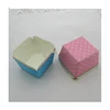 Beautiful Polka Dot square shape paper cake cup,muffin cup