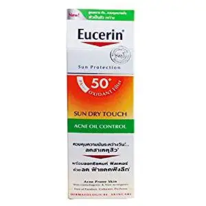 eucerin sun dry touch acne oil control face spf 50 pa   