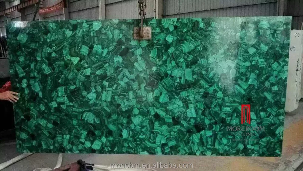 Cina Pabrik Harga Slab Malachite Hijau Malachite Batu 