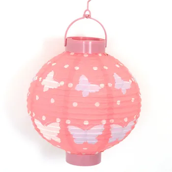 Custom Printed Battery Operated Colored Lampion Led Paper Lanterns Custom Printed Battery Operated Colored Lampion Led Paper Lanterns For Wedding