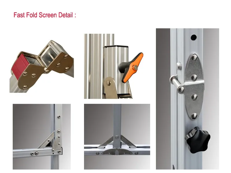 Fast fold screen detail