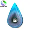 Teardrop wind spinner 3D metal wind spinner reflective metal arts