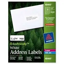 Avery Consumer Products : Labels, Shipping, 2"x4", 1000/BX, White -:- Sold as 2 Packs of - 1000 - / - Total of 2000 Each