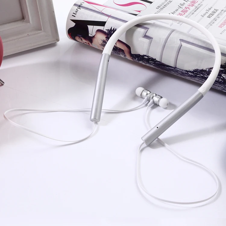 Factory wholesale neckband wireless headset Blue tooth sport headphone with magnetic in-ear earbuds - ANKUX.COM