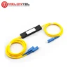 MT-1083-SC Wholesale ABS Plastic Box PLC 1*2 1*4 1*8 Fiber Optic Splitter Box With Singlemode SC Connector