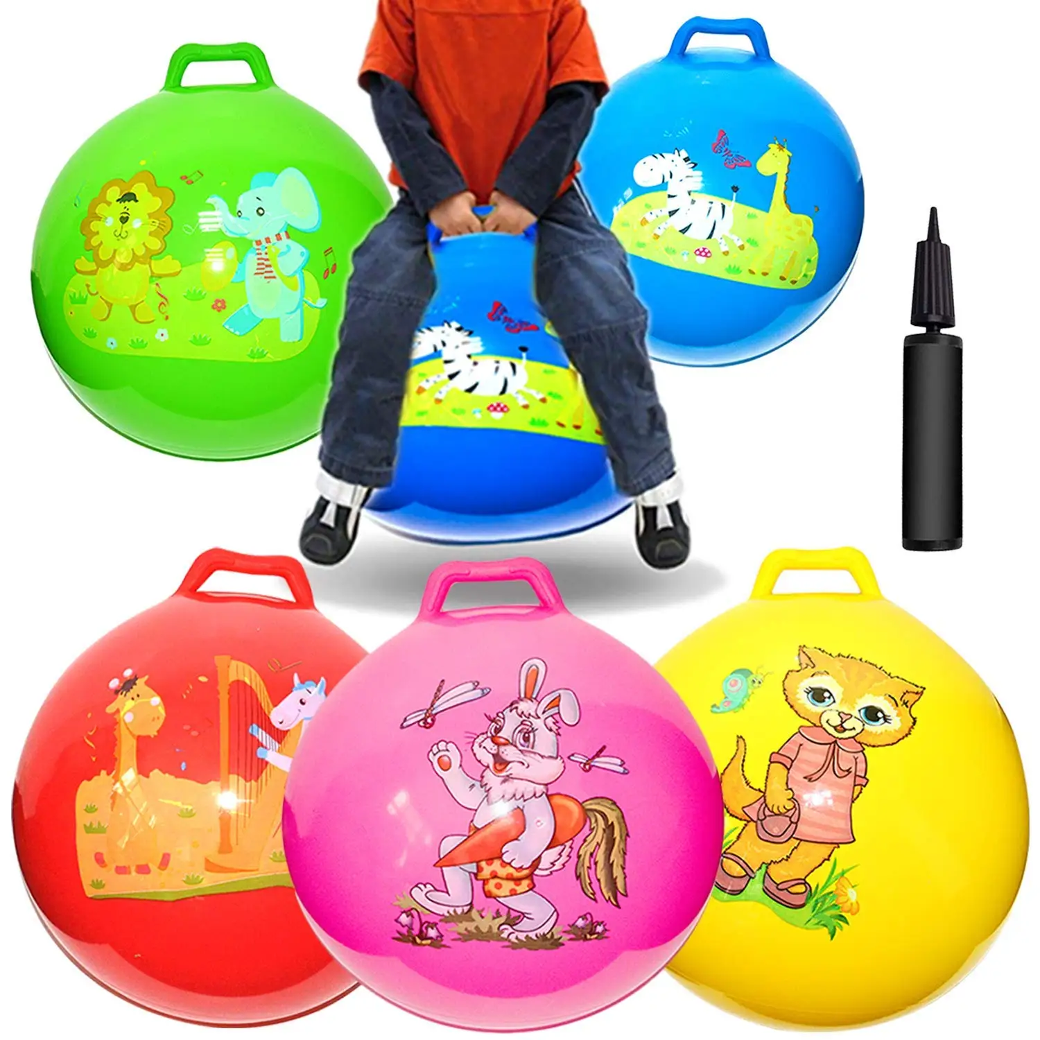 space hopper horse racing set