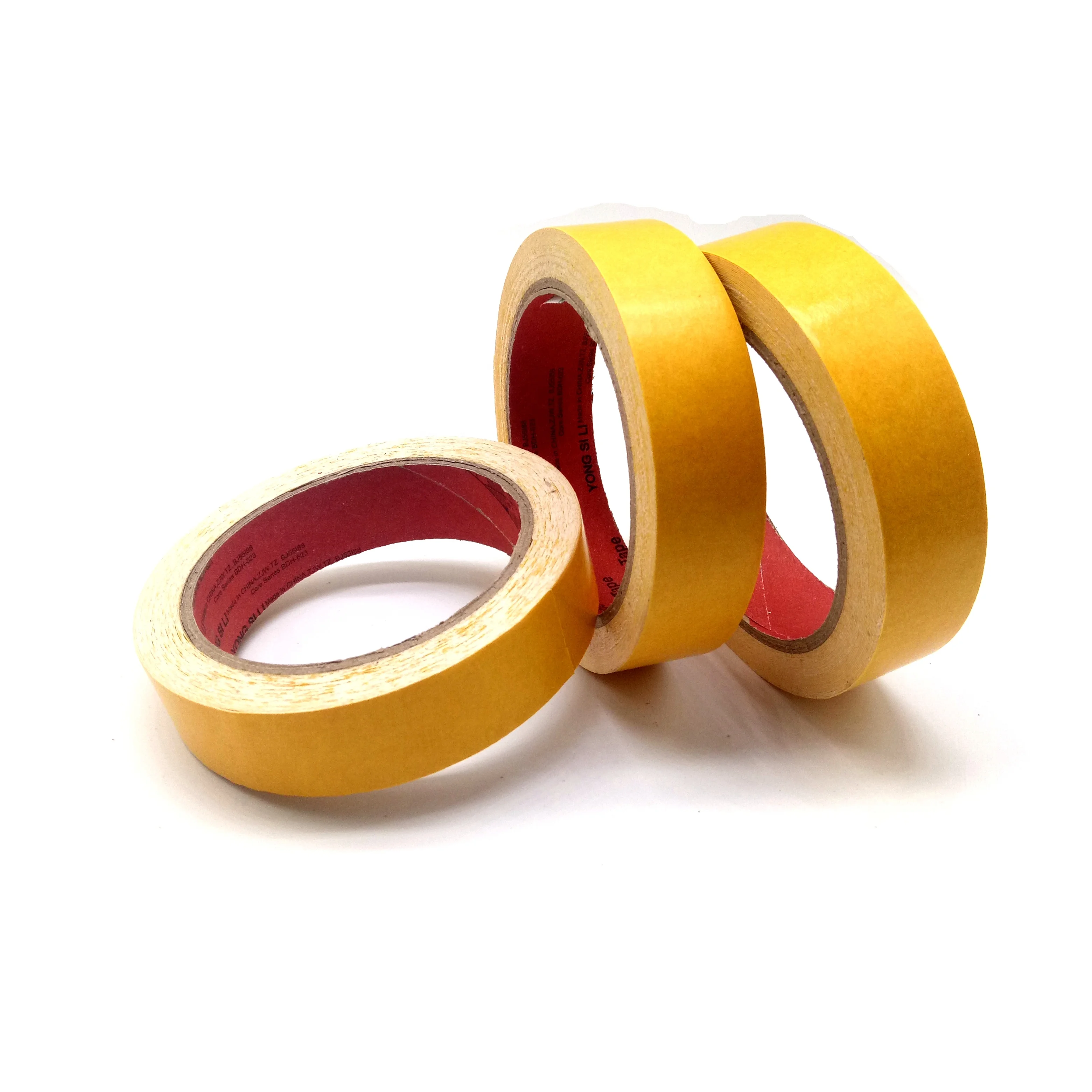 380 Mic Double Sided Self Adhesive Butyl Silicone Rubber Fabric Tapes