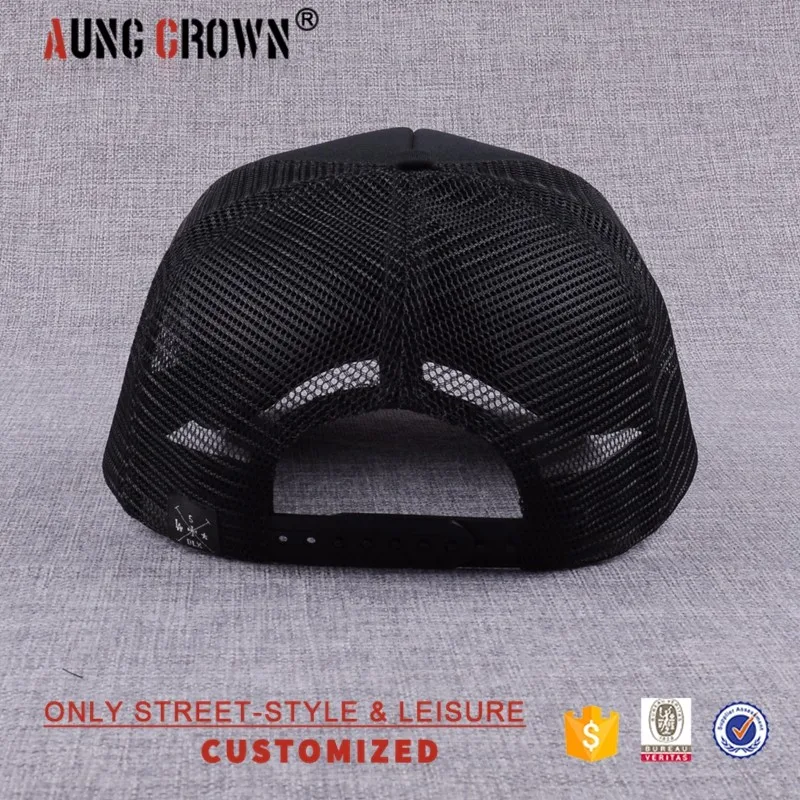 Custom Running Embroidered Trucker Hat No Minimum Back Trucker Mesh Cap