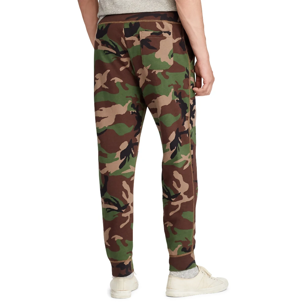 Camouflage Cotton-blend Jogger Men Casual Pants & Trousers Ribbed ...