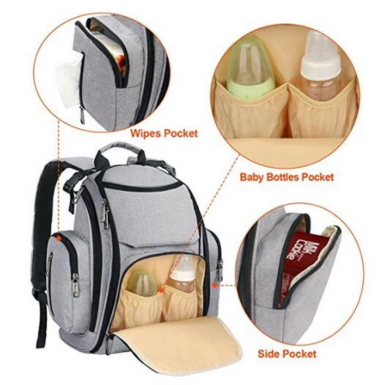 diaper bag with insulated compartment