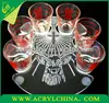 Imported Acrylic Glass Bottle Specific Trays or Plexiglass service tray