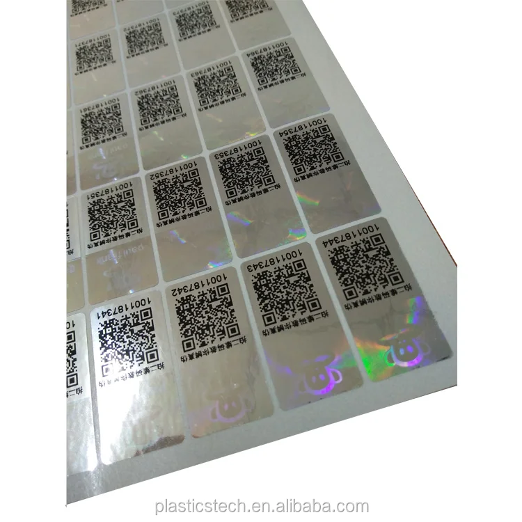 Qr Code Tagging Tamper Evident Sticker Seal Tamper Proof Barcode Labels