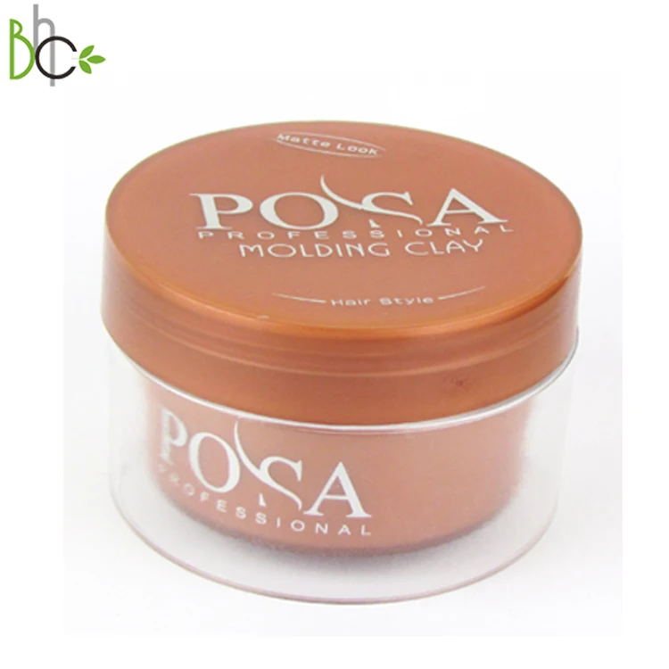 Wholesale private label POSA power molding clay lighting strong holding hair styling wax