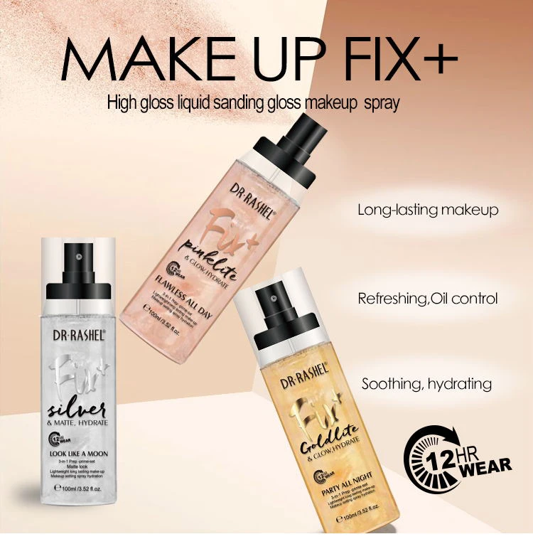 DR.RASHEL Facial Nourishing Long Lasting Makeup Setting Base Spray Matte Finish Makeup Fixer