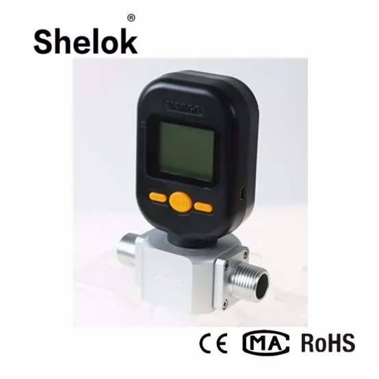 Digital nitrogen gas air mass flow meter flowmeter