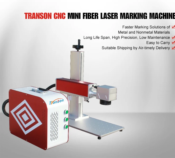 DAVI RF 30W Metal Tube Laser Marking Machine For Nonmetal Material