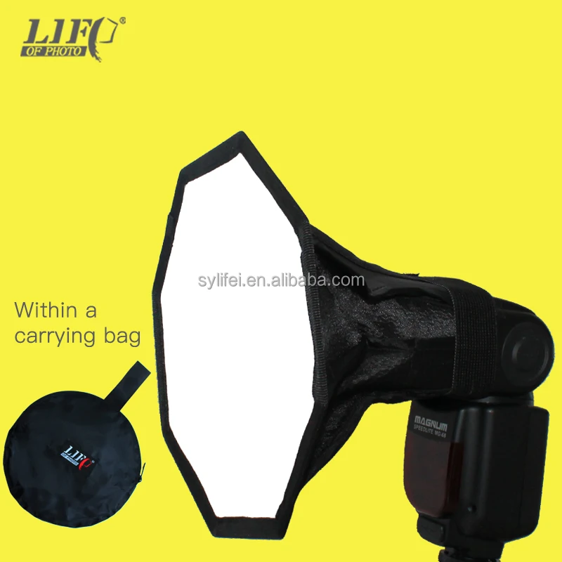 
MF15 Professional photographic accessary Mini Octa Softbox for Camera Speedlite/Flash 