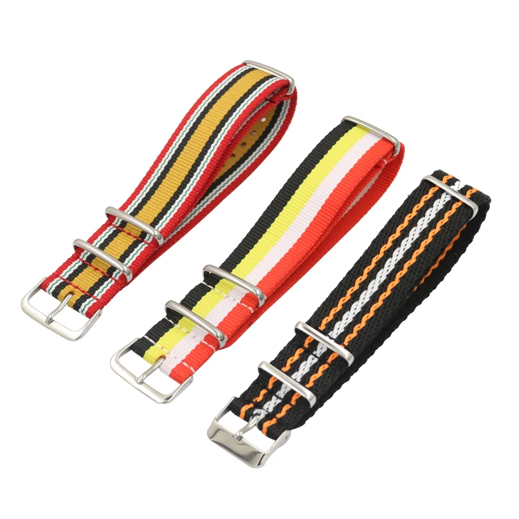 Customized models men and women comfortable bracelet pure nylon watch strap