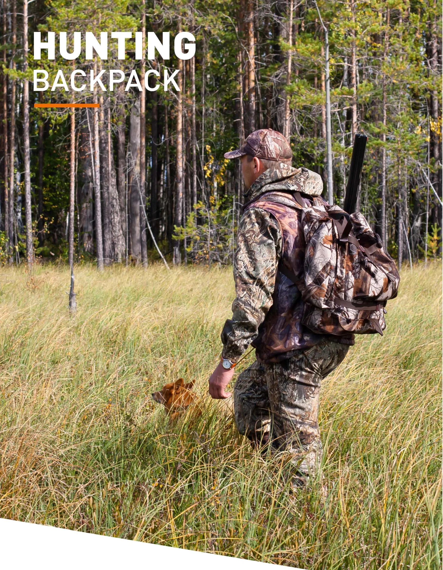 耐用的军事战术迷彩狩猎背包户外运动和徒步旅行背包