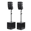 High quality professional pa active audio woofer powered home theatre sound system line array speakers with active speakers