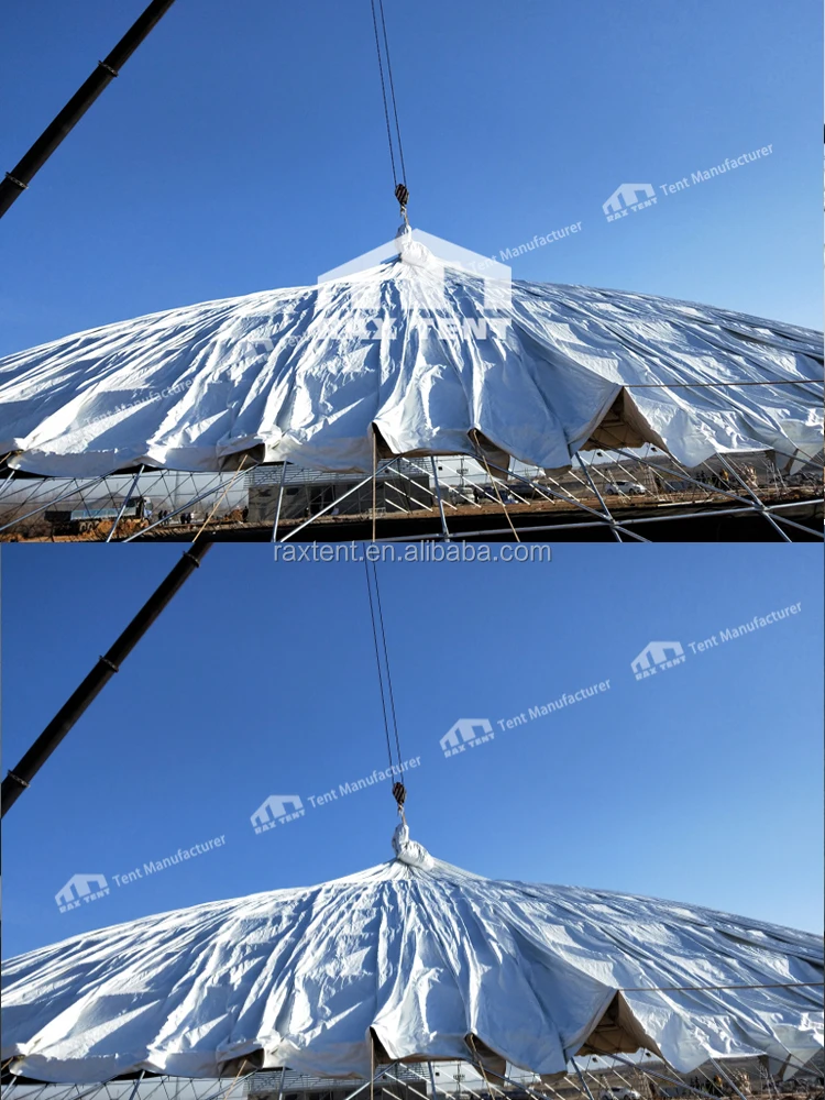 80m big geodesic dome tent for 5000 person with waterproof pvc