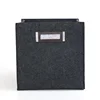 Felt storage basket with label card slot Convenient Storage Solution for Office, Bedroom, Closet, Toys, Laundry