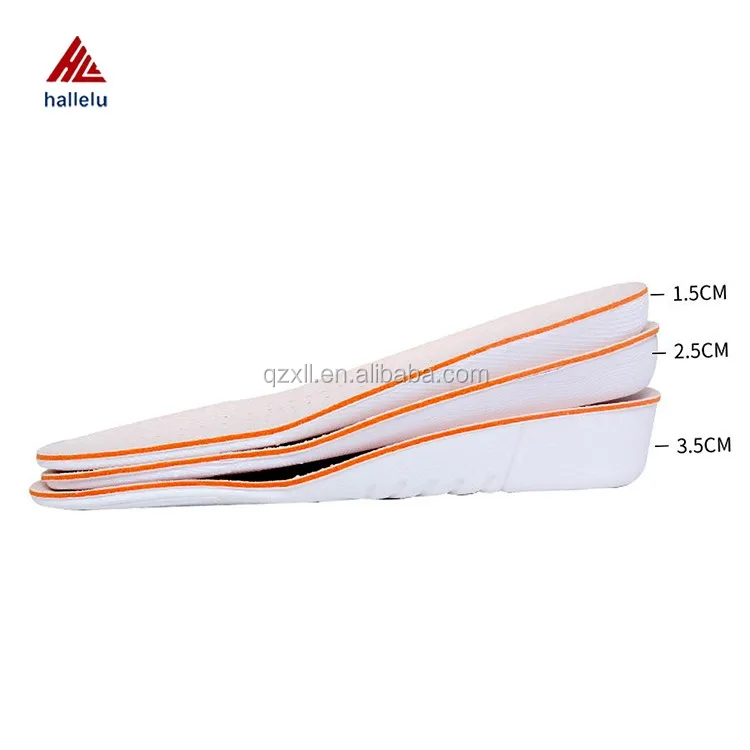 Invisiable Height Increasing Shoes Insole Bean Micro Fiber Breathable High Elastic EVA Casual Shoes Insole 8.jpg