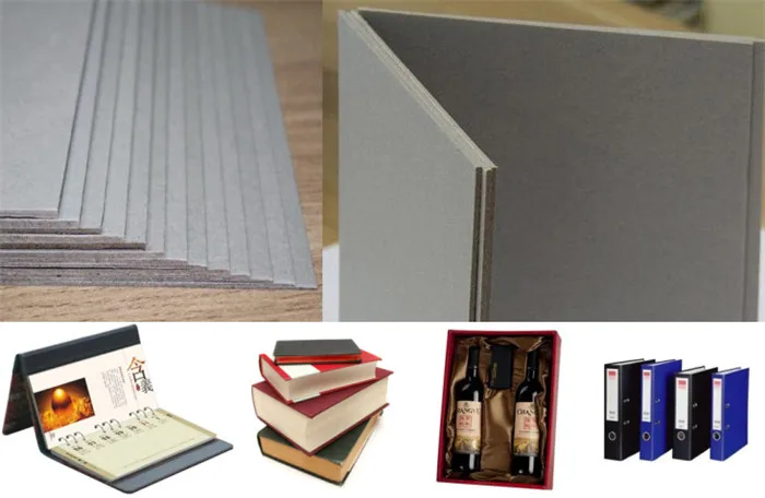 Roll and Sheets Grey Board / Grey Chipboard for Book Cover / Arch file