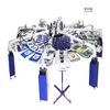 Automatic textile gift bag silk screen printer for sale non woven bag