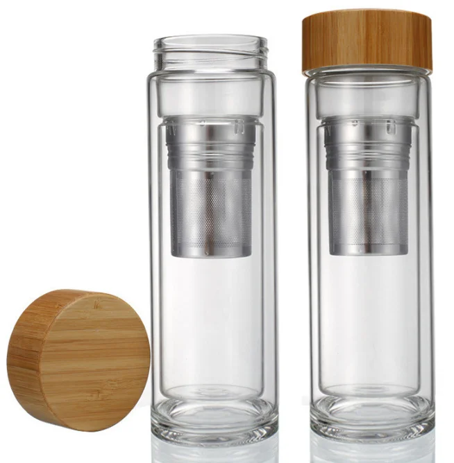 double wall glass thermos