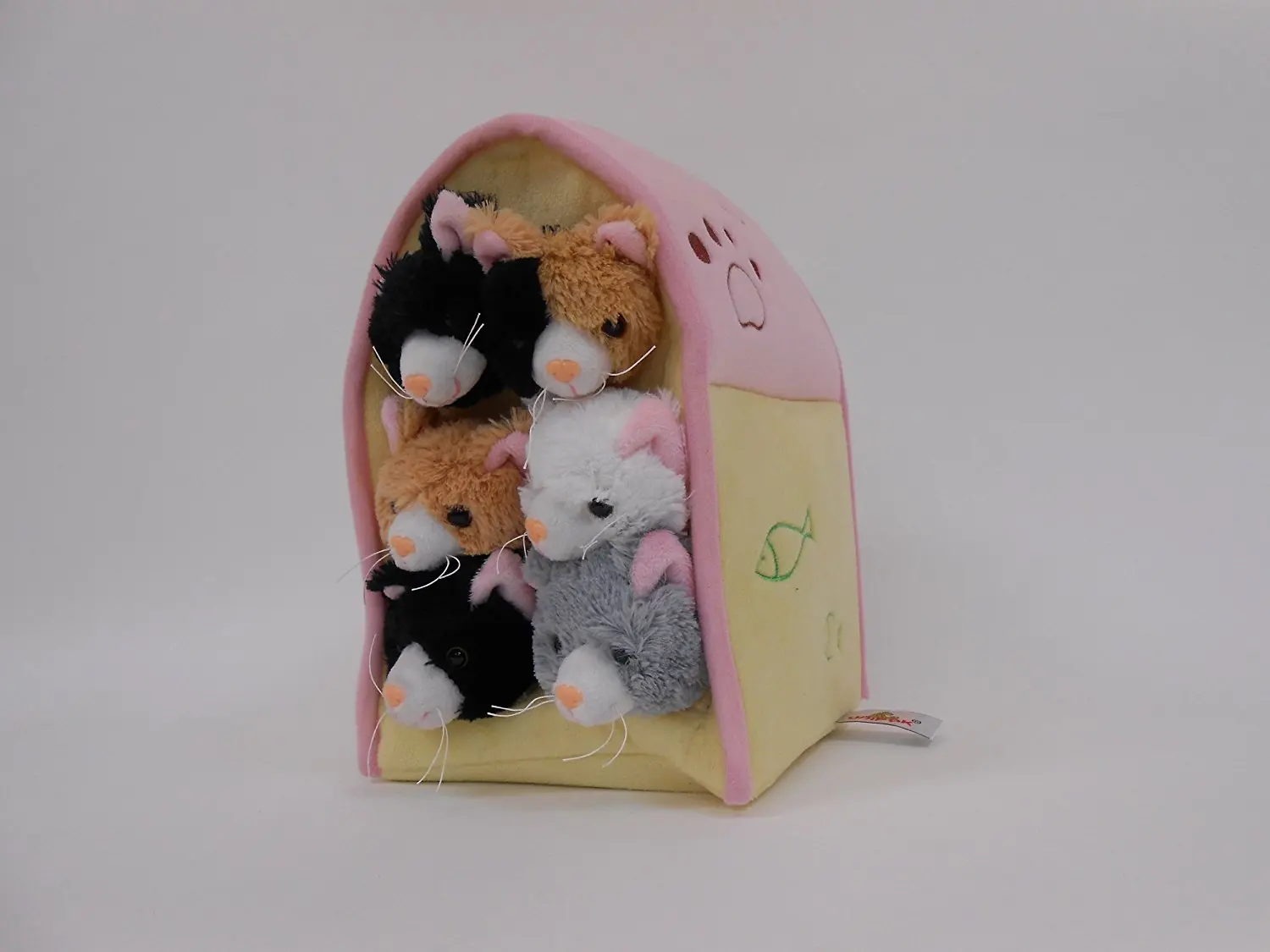 plush cat house