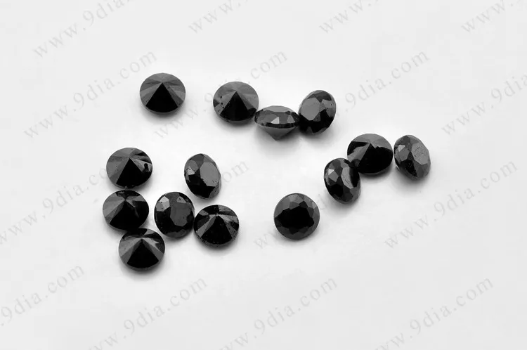 Factory Wholesale Good Price Large Stock Natural Black Sapphire Gemstones