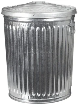 75l Large Vintage Galvanized Metal Trash Can Garbage Bin Waste 75l Large Vintage Galvanized Metal Trash Can Garbage Bin Waste With Handle
