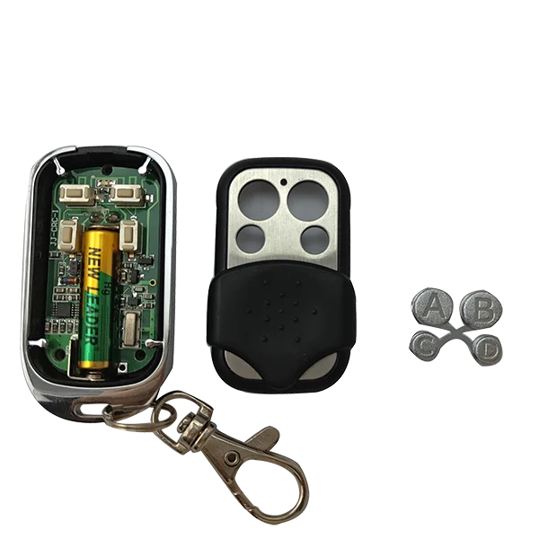 Four Button Frequency Adjustable Duplicate Garage Door Remote Control