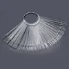 Artificial fake nail tips for nail art practice low moq transferparent and white